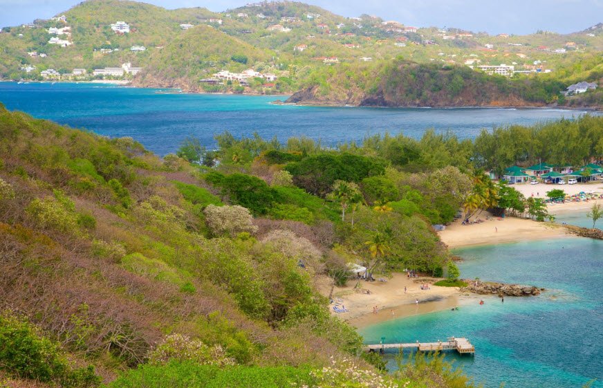 Pigeon Island National Park, Gros Islet, northwestern coast, Saint Lucia